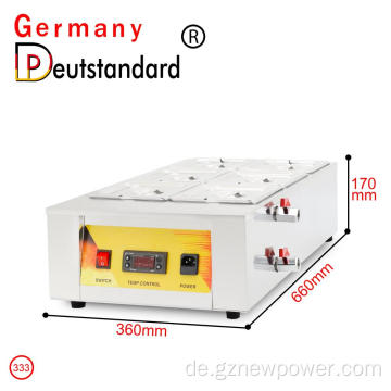 CE mit 6 Zylinder Schokoladen Schmelz Temperiermaschine